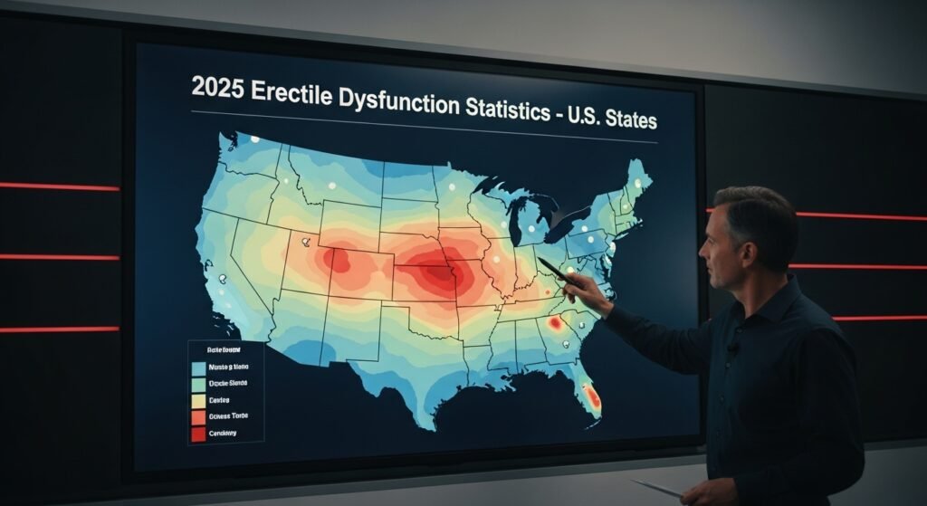 Top States Where Men Struggle with Erectile Dysfunction: 2025 Insights 2 Erectile Dysfunction Trend